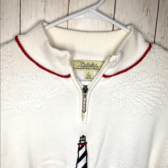 Beautiful light house sweater size 12 - Picture 4 of 6